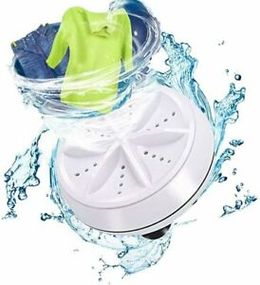 Мини стиральная машина TURBINE WASH портативная ультразвуковая