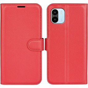 Чохол книжка з кишенями для карт на Xiaomi Redmi A1 колір Червоний