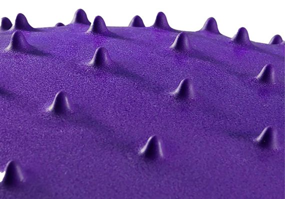 М'яч для фітнесу EasyFit 65 см фіолетовий (фітбол масажний) (EF-3015-V) | Зображення 1