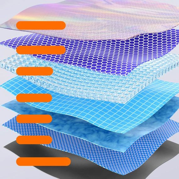 Солнцезащитная шторка на лобовое стекло with 5 magnets (наружная) Rainbow | Зображення 7