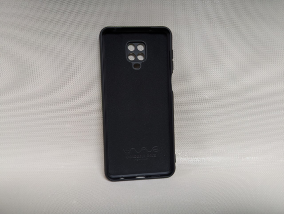 Xiaomi Redmi Note 9s | Протиударний чохол Wave | Soft Touch | Чорний | Зображення 1