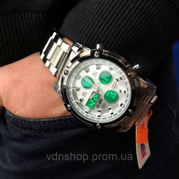 Крутые мужские часы, Стильные черные мужские наручные часы очень стильные EK-15 | Зображення 7