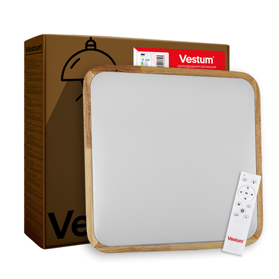 GLOW матовий 60W 391*391*65мм 3000К-6500К з ДК акація | Зображення 6