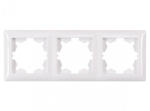 Рамка 2-х местная горизонтальная (белая) LATINA Ny95000056
