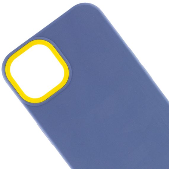 Чохол TPU+PC Bichromatic для Apple iPhone 13 (6.1") Blue / Yellow | Зображення 1
