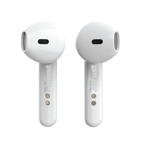 Навушники Trust Primo Touch True Wireless Mic White (23783_TRUST) | Зображення 4