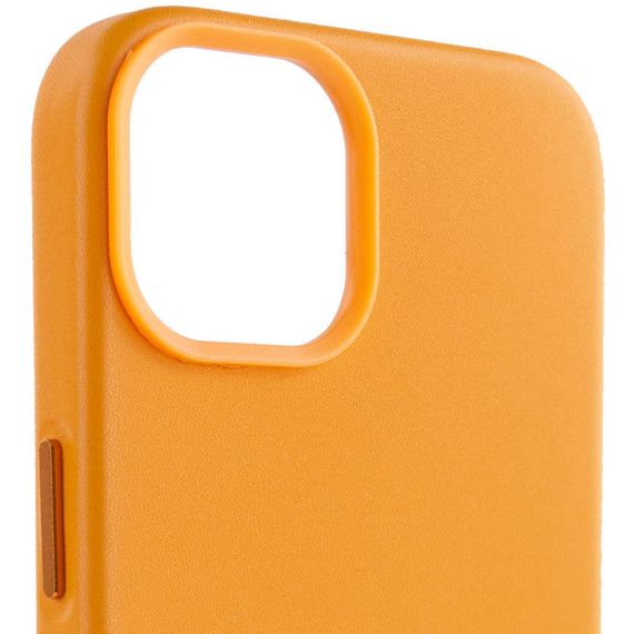 Шкіряний чохол Leather Case (AA Plus) with MagSafe для Apple iPhone 14 (6.1") | Зображення 2