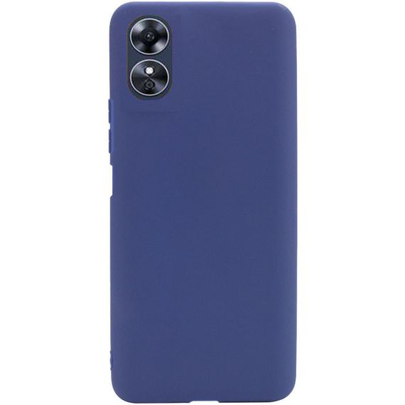 Чохол Candy Silicone для Oppo A17 / A17K колір Синій