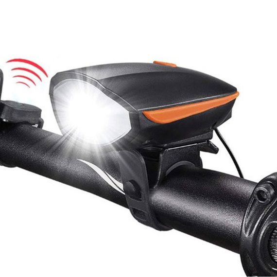 Водонепроникне велосипедне світло 7588, Ліхтарик для катання на велосипеді, Велосипедне світло на кермо PI-28 | Зображення 1