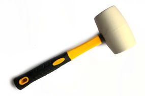 Киянка резиновая с фибергласовой рукояткой 225гр СИЛА