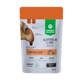 Влажный корм для собак с рыжей шерстью Nature's Protection Superior Care Red Coat GF Adult Salmon Krill, 85 гр