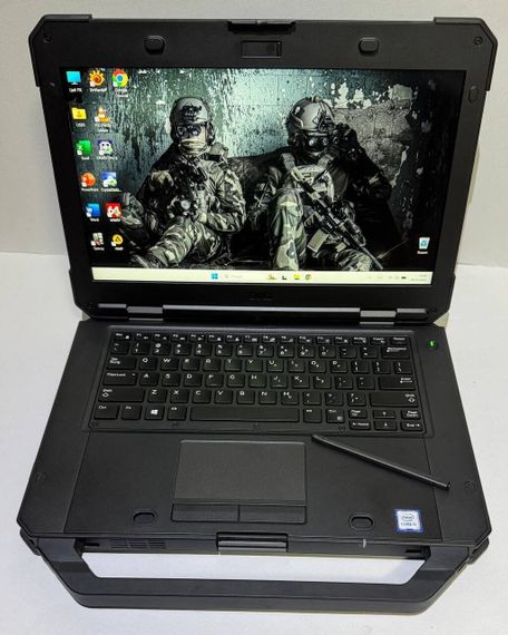 Защищенный ноутбук Dell Latitude 5424 Rugged / 14" (1920x1080) IPS Touch / Intel Core i5-8350U (4 (8) ядра по 1.7 - 3.6 GHz) / 16 GB DDR4 / 256 GB SSD / Intel UHD Graphics 620 / WebCam / Стилус б/у | Зображення 1