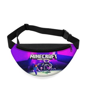 Дитяча сумка-бананка Minecraft 32х15 см на пояс або через плече (5889)