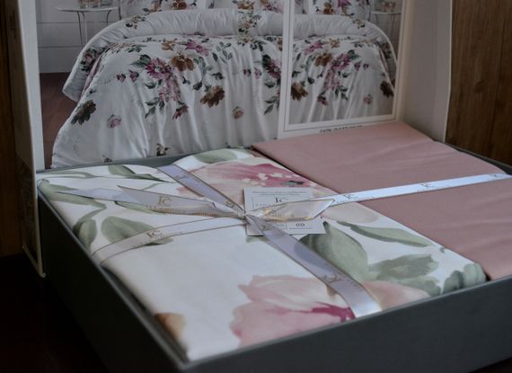Постельное белье First Choice Cotton Satin сімейний 160 х 220 см Serra Powder | Зображення 2
