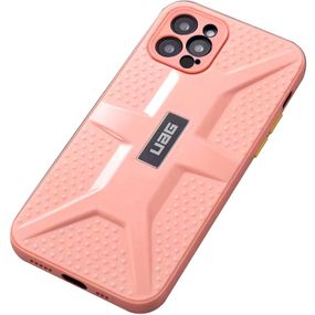 Чохол TPU+PC UAG для Apple iPhone 12 Pro (6.1") TPU+PC, Full camera, Рожевий
