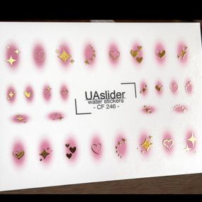 Фольгированый слайдер UAslider CF 246 на водяной основе (7x10см)