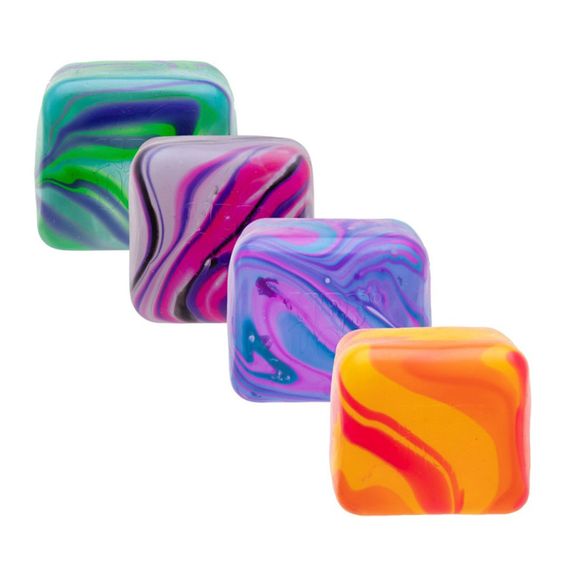 Детская игрушка антистресс "Космический кубик" NeeDoh SWNCBND(Orange) | Зображення 1