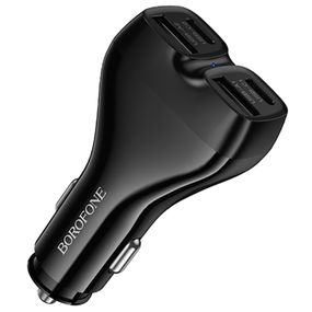 АЗП Borofone BZ35 Leader PD15W+QC3.0 total 30W (2USB-A/2C) Black