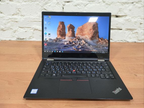 Ультрабук-трансформер Lenovo ThinkPad X390 Yoga / 13.3" (1920x1080) IPS Touch / Intel Core i7-8550U (4 (8) ядра по 1.8 - 4.0 GHz) / 8 GB DDR4 / 480 GB SSD / Intel UHD Graphics / WebCam / 3G б/у | Зображення 1