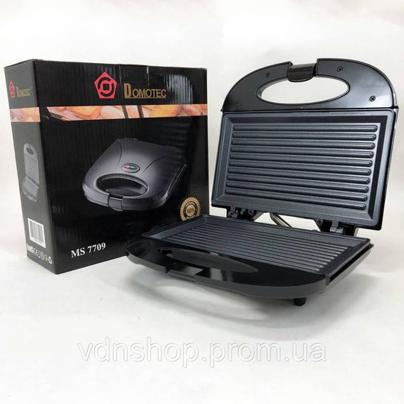 Гриль з притискною пластиною DOMOTEC, Електрогриль для стейків притискний гриль Мультипекар VG-33