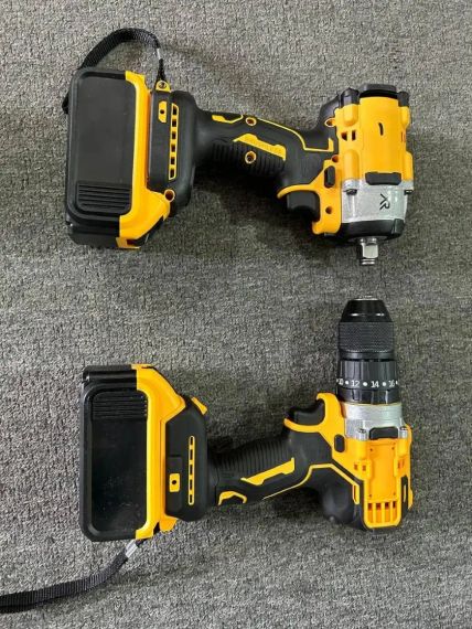 Набір 2 в 1 гайковерт і шуруповерт безщітковий 2 АКБ в кейсі 48Вт | Зображення 2