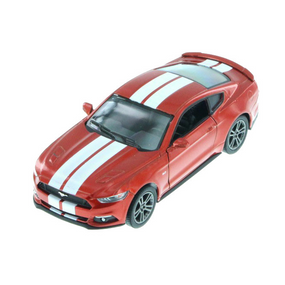 Детская модель машинки Ford Mustang GT (2015) Kinsmart KT5386FW, 1:38 Red Metallic