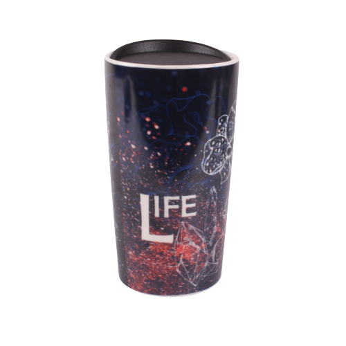 Чашка Travel Life 360мл з кришкою (подарункова уп) HTK-051 LIMITED EDITION