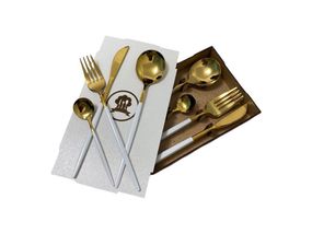 Набір столових приладів Kitchen білий