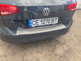 Накладка на задний бампер OmsaLine (нерж) SW (универсал) для Volkswagen Passat B8 2015-2024 гг