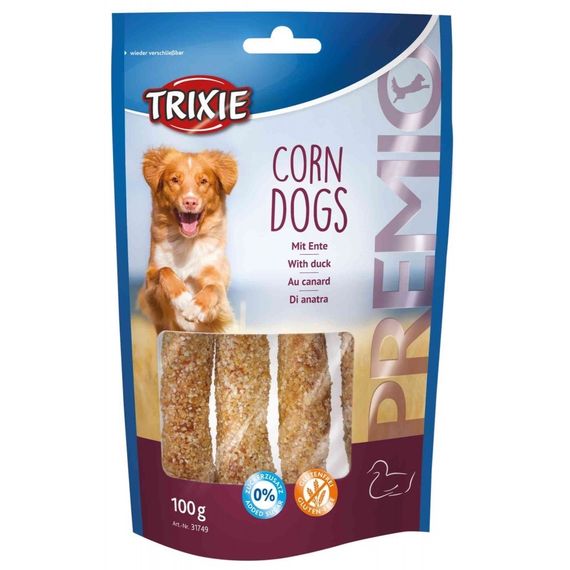 Ласощі для собак з качкою Trixie Premio Corn Dogs, 100 гр