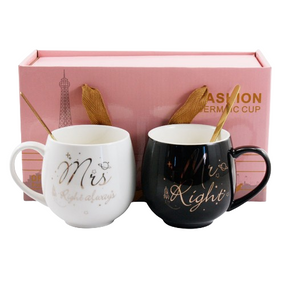 Набір чашок 2 предмети 350мл (подарункова уп) порцеляна 211GB  Оптима