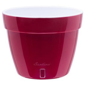 Горщик  пластиковий Асті 4 л червоний