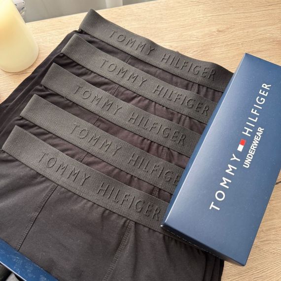 Чоловічий  набір трусів 5 шт Tommy Hilfiger колір чорний | Зображення 4