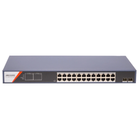 Hikvision DS-3E1526P-SI-24P2F Комутатор 24 порти керований