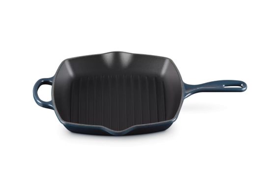 Сковорода-гриль Le Creuset Signature Cast Iron Square Grillit 20183261290422 26 см синя | Зображення 2