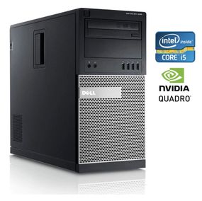 Ігровий ПК Dell Optiplex 990 Tower / Intel Core i5-2400 (4 ядра по 3.1 - 3.4 GHz) / 16 GB DDR3 / 120 GB SSD + 500 GB HDD /  nVidia Quadro K620, 2 GB GDDR3, 128-bit / DVD-RW / Win 10 Pro + Кабель живлення б/в