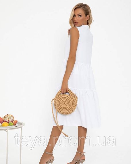 Плаття для жінок колір білий розмір M FI_000855 | Зображення 2