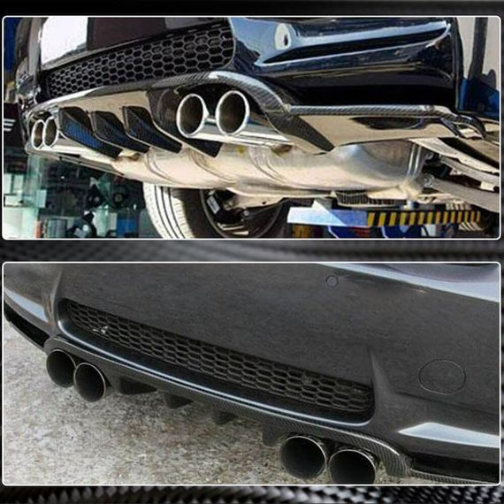 Дифузор заднього бампера Hamann-Style (для E92/E93 M3, Карбон) для BMW 3 серія E-90/91/92/93 2005-2011 рр | Зображення 3