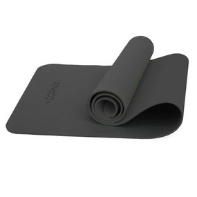 Килимок спортивний Cornix TPE 183 x 61 x 0.6 см для йоги та фітнесу XR-0350 Black