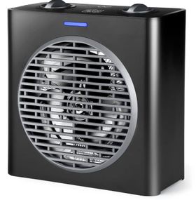 Тепловентилятор BLACK+DECKER 2,0 кВт, площа обігріву 15 кв.м., настільний, чорний (BXSH2003E)