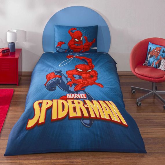 Постільна білизна TAC Disney 160×220 см  Spiderman Classical