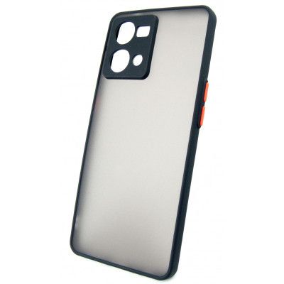 Чехол для мобильного телефона Dengos Matte OPPO Reno 7 (black) (DG-TPU-MATT-111) - Топ Продаж! | Зображення 2