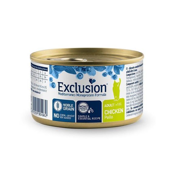 Exclusion Cat Adult Chicken консерви для дорослих котів з куркою 85 г