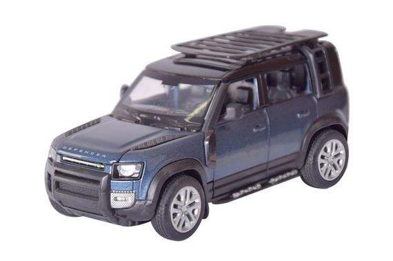 Машина металева "Автопром" 68416 1:32 2020 Land Rover Defender 110, на батарейках, світло, звук, відкриваються двері, в коробці 20 * 11 * 10 см | Зображення 1