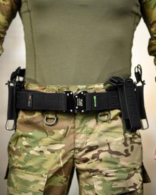 Тактичний пояс з підсумками battle belt розвантажувальний ремінь для військових спорядження з системою MOLLE