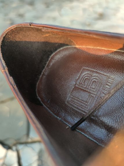 Коричневые туфли на низком каблуке 41 размер. | Зображення 5