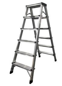 Стрем'янка двостороння GTM KMH1206 алюмінієва, 6 сходинок 1180 мм (KMH1206) (39699)