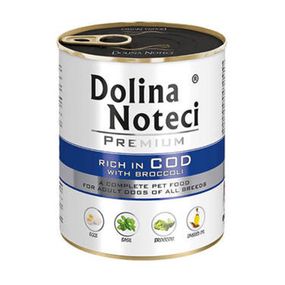 Вологий корм для собак із тріскою Dolina Noteci Premium Dog Cod, 800 гр