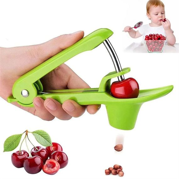 Механический прибор для удаления косточек из вишни Veleka Cherry Pitter · Вишнечистка · Вишнедавка | Зображення 3