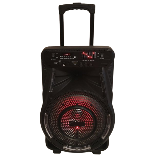 Аккумуляторная акустическая система ZPX ZX-7773 колонка чемодан 80Вт USB, SD, FM радио, Bluetooth, микрофон, ДУ (ZX-7773) | Зображення 3